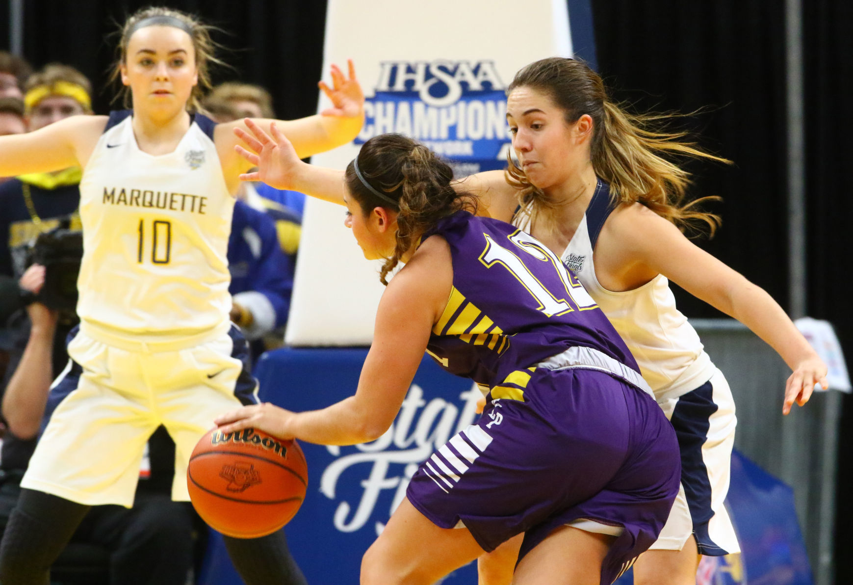 Girls Basketball State Finals: Marquette Catholic vs. Vincennes Rivet
